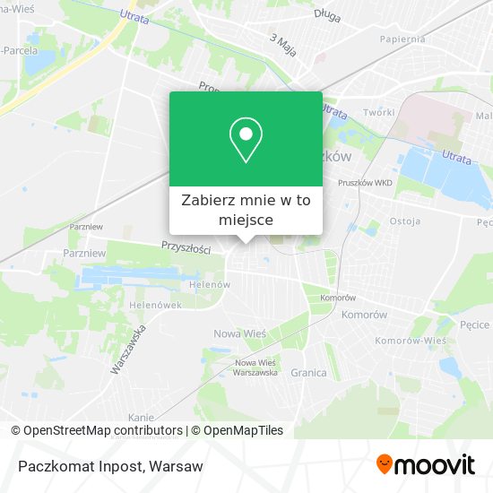 Mapa Paczkomat Inpost