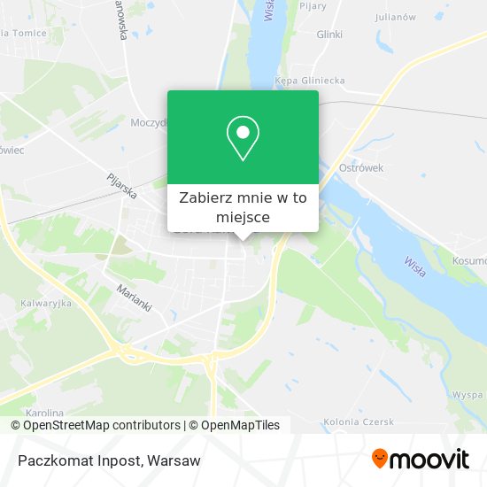 Mapa Paczkomat Inpost