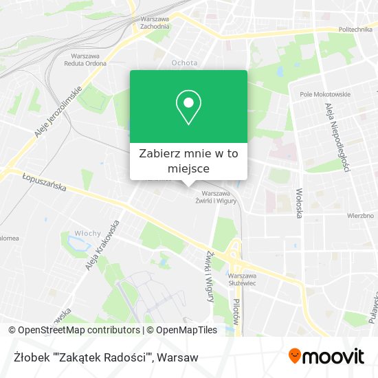 Mapa Żłobek ""Zakątek Radości""