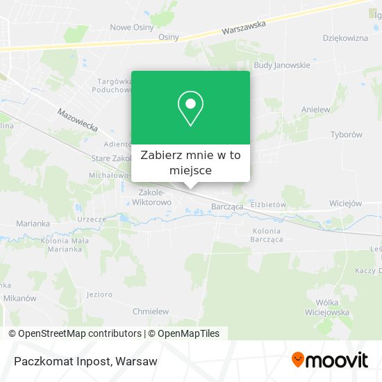 Mapa Paczkomat Inpost