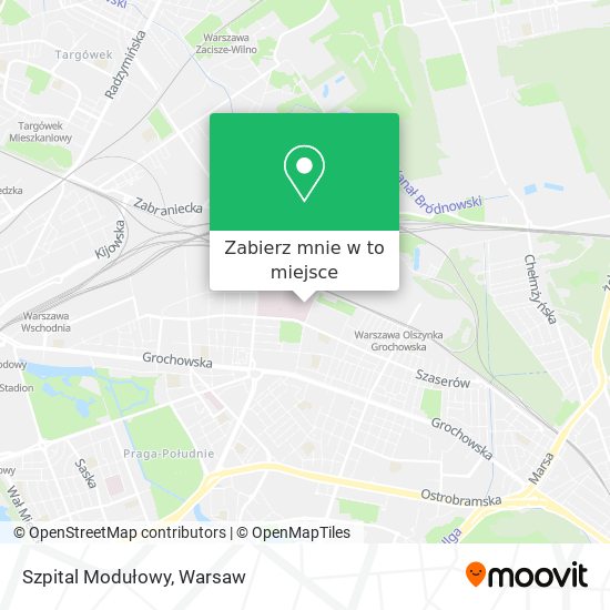 Mapa Szpital Modułowy