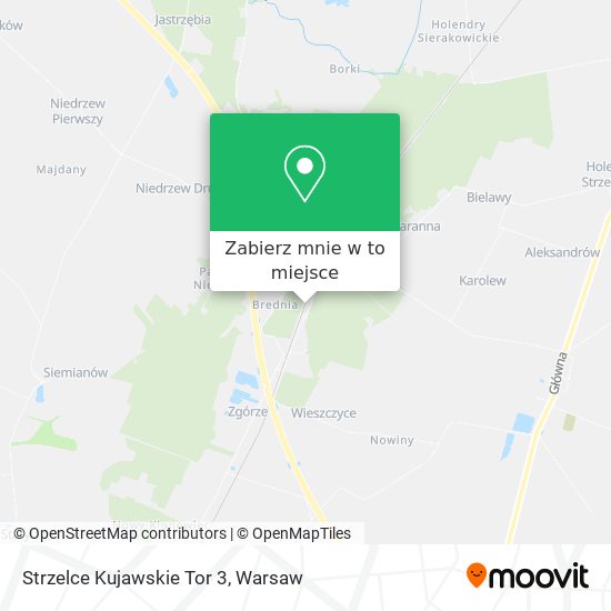 Mapa Strzelce Kujawskie Tor 3