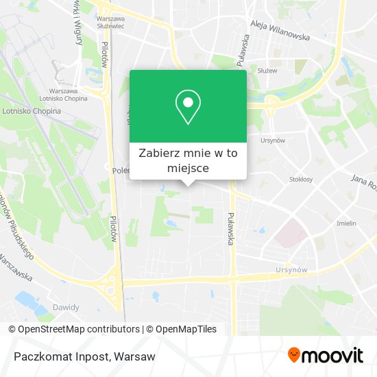 Mapa Paczkomat Inpost