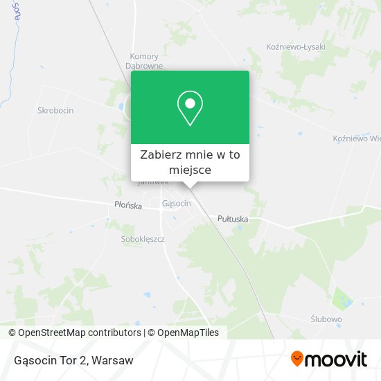 Mapa Gąsocin Tor 2