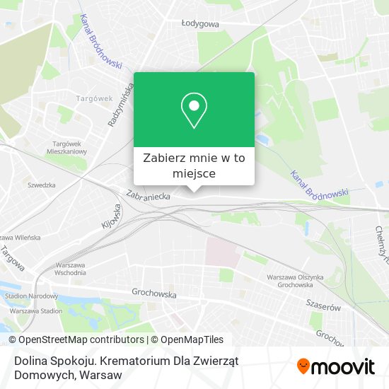 Mapa Dolina Spokoju. Krematorium Dla Zwierząt Domowych