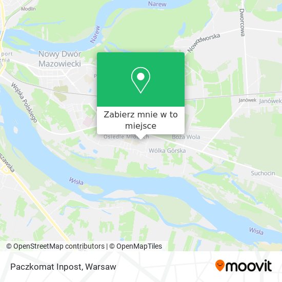 Mapa Paczkomat Inpost