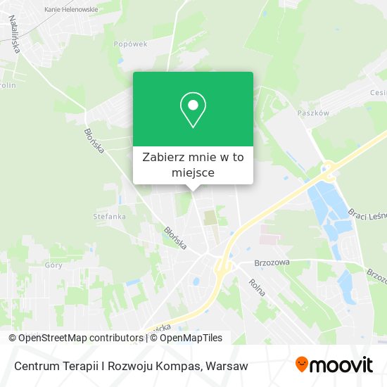 Mapa Centrum Terapii I Rozwoju Kompas