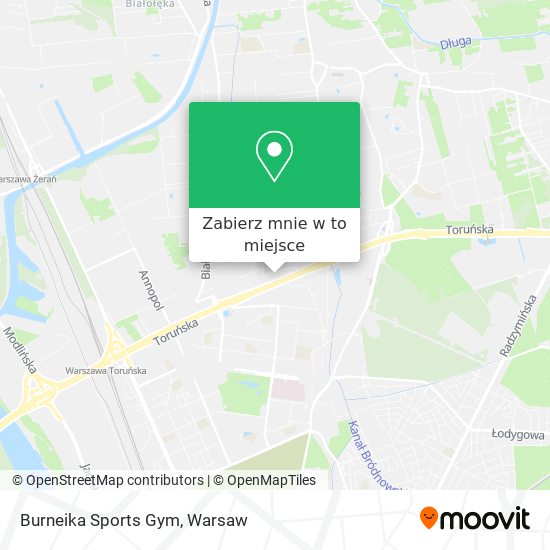 Mapa Burneika Sports Gym