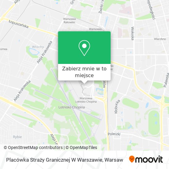 Mapa Placówka Straży Granicznej W Warszawie