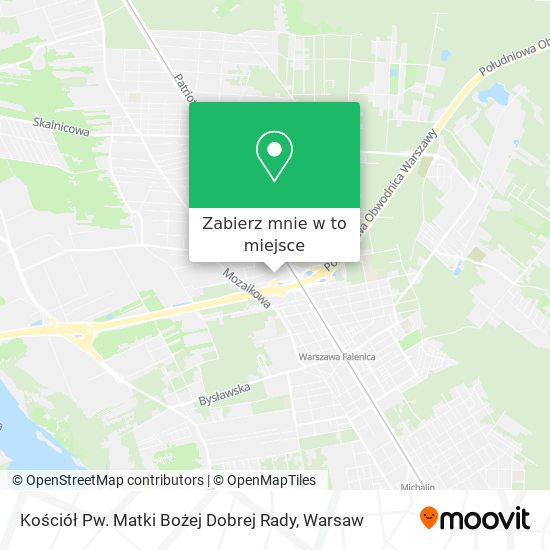 Mapa Kościół Pw. Matki Bożej Dobrej Rady