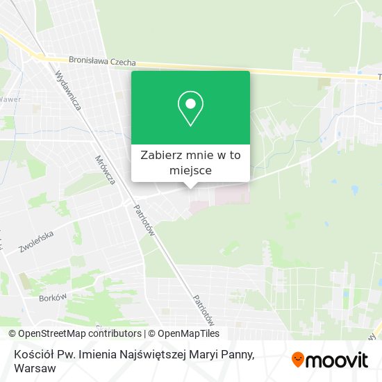 Mapa Kościół Pw. Imienia Najświętszej Maryi Panny