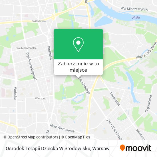 Mapa Ośrodek Terapii Dziecka W Środowisku