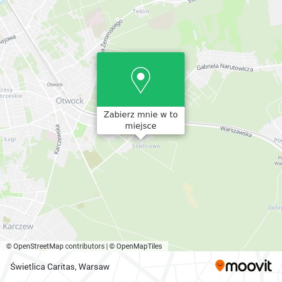 Mapa Świetlica Caritas