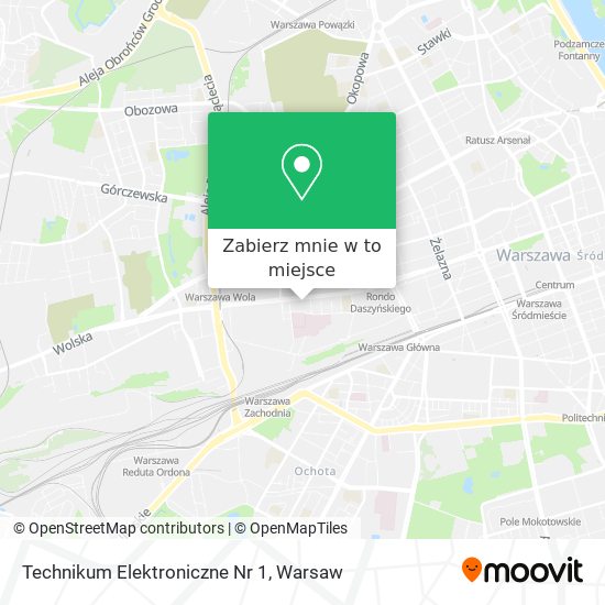 Mapa Technikum Elektroniczne Nr 1