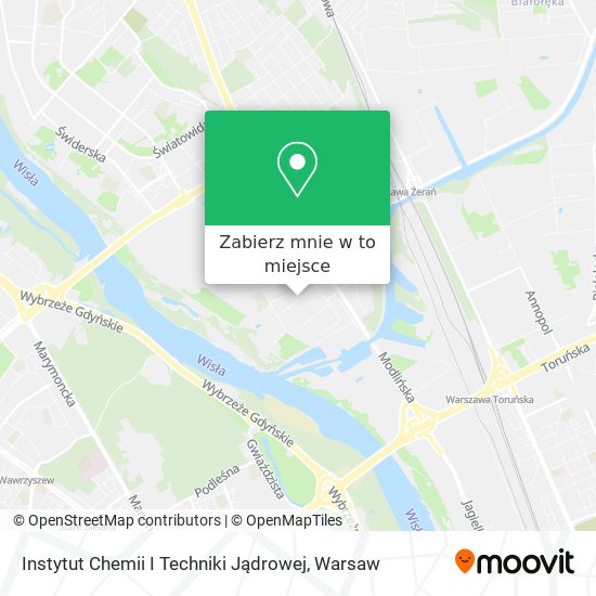 Mapa Instytut Chemii I Techniki Jądrowej