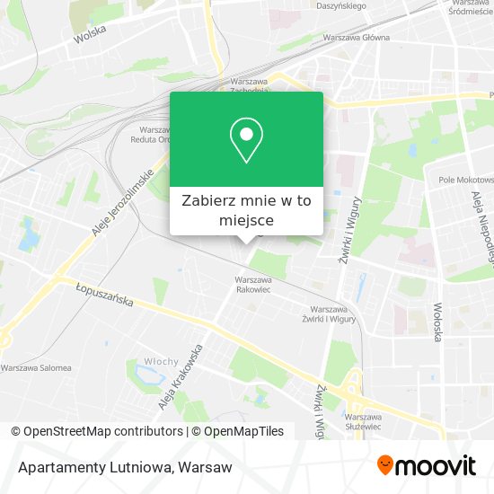 Mapa Apartamenty Lutniowa