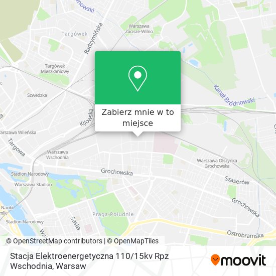 Mapa Stacja Elektroenergetyczna 110 / 15kv Rpz Wschodnia