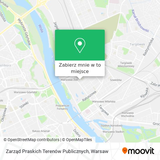 Mapa Zarząd Praskich Terenów Publicznych