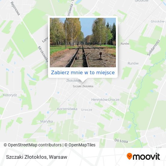 Mapa Szczaki Złotokłos