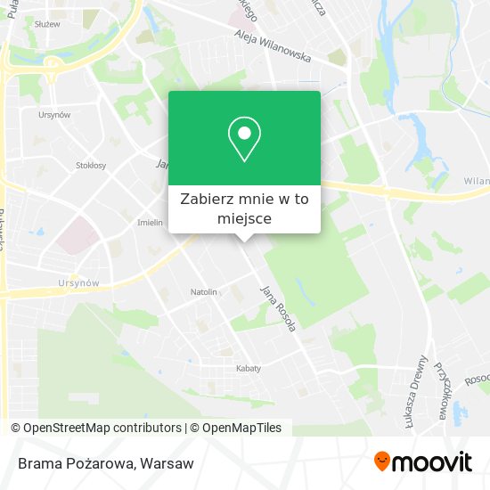 Mapa Brama Pożarowa