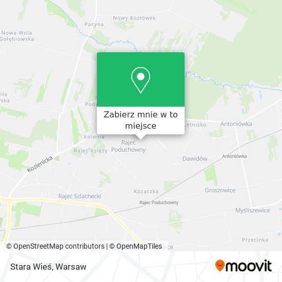 Mapa Stara Wieś