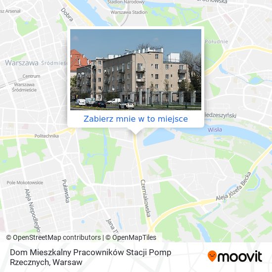 Mapa Dom Mieszkalny Pracowników Stacji Pomp Rzecznych