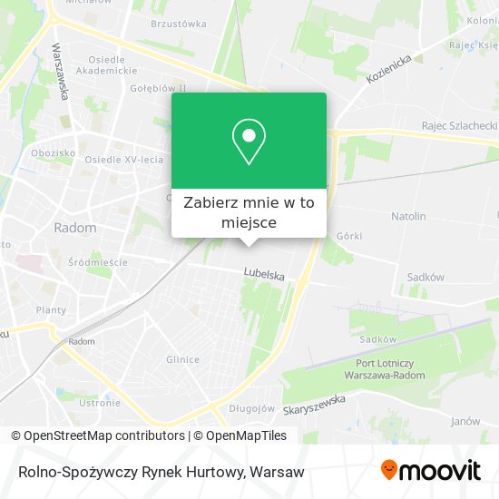 Mapa Rolno-Spożywczy Rynek Hurtowy