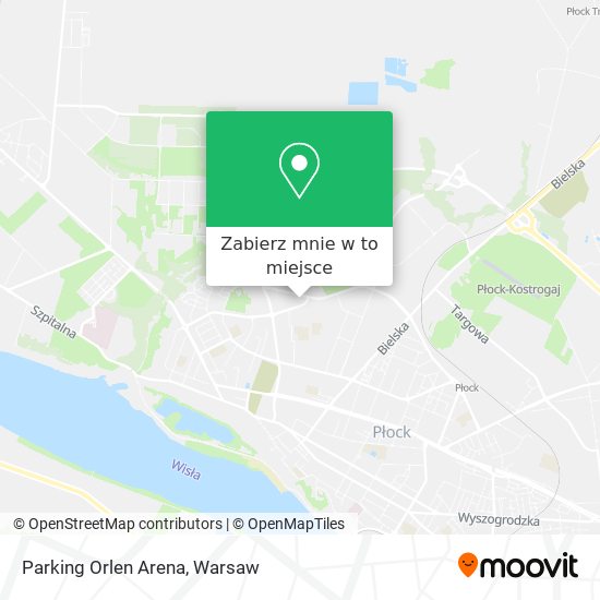 Mapa Parking Orlen Arena