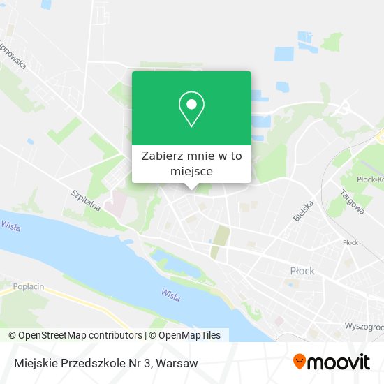 Mapa Miejskie Przedszkole Nr 3