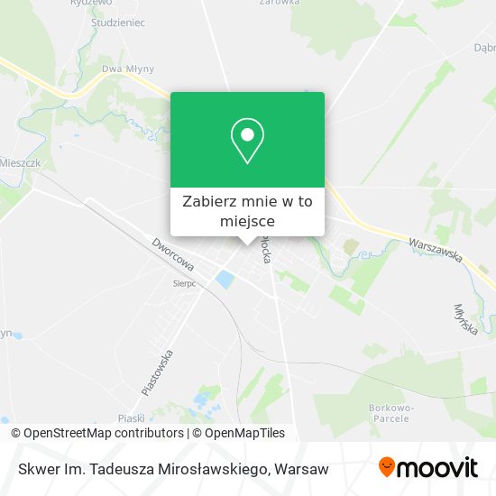 Mapa Skwer Im. Tadeusza Mirosławskiego