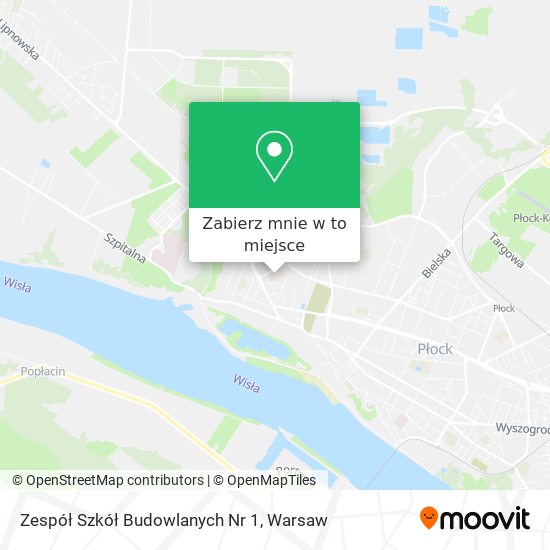 Mapa Zespół Szkół Budowlanych Nr 1