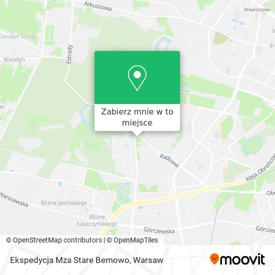 Mapa Ekspedycja Mza Stare Bemowo