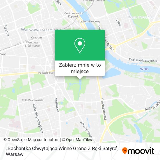 Mapa ,,Bachantka Chwytająca Winne Grono Z Ręki Satyra''