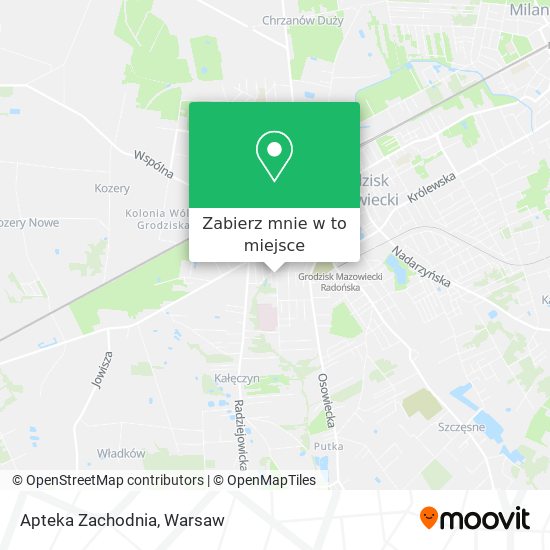 Mapa Apteka Zachodnia