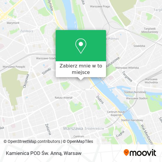 Mapa Kamienica POD Św. Anną