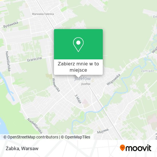 Mapa Żabka