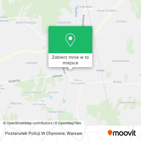 Mapa Posterunek Policji W Chynowie