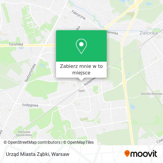 Mapa Urząd Miasta Ząbki