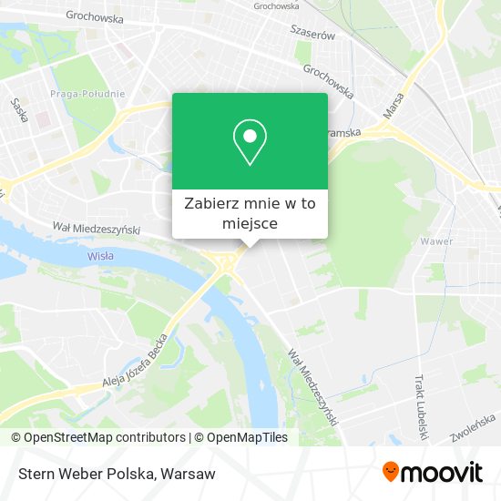 Mapa Stern Weber Polska