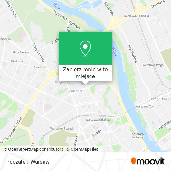 Mapa Początek