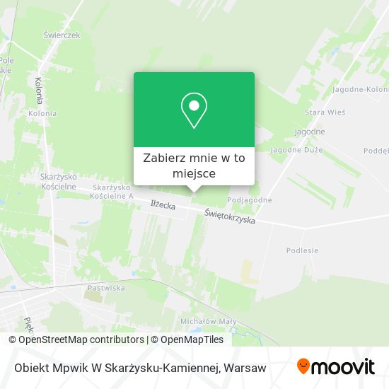 Mapa Obiekt Mpwik W Skarżysku-Kamiennej