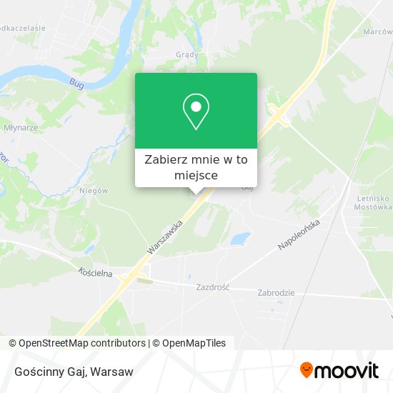 Mapa Gościnny Gaj