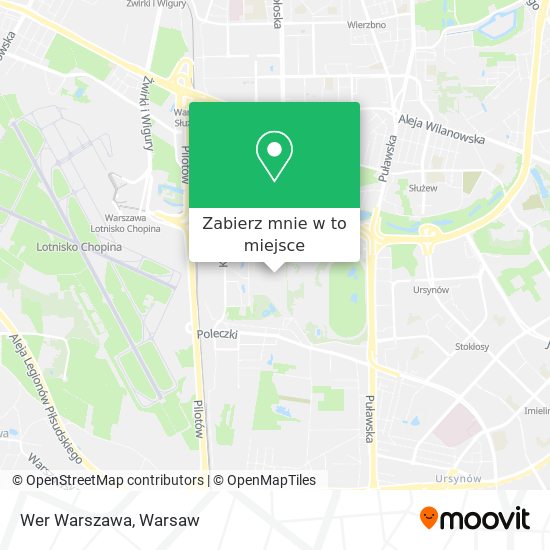 Mapa Wer Warszawa