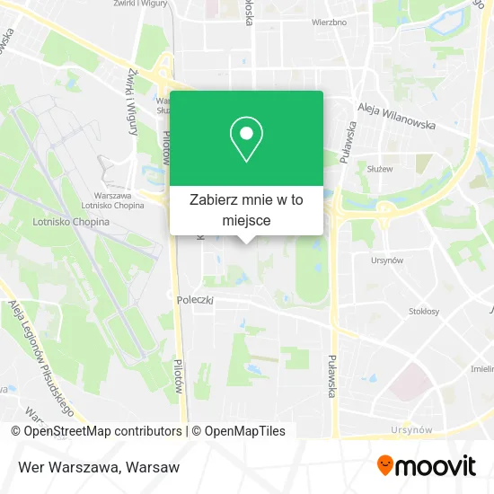 Mapa Wer Warszawa
