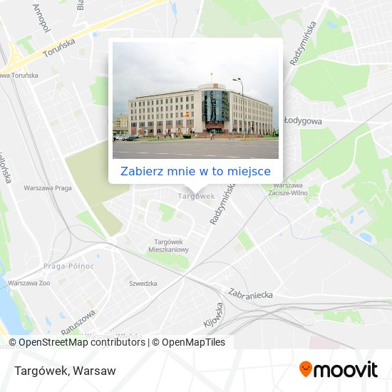 Mapa Targówek