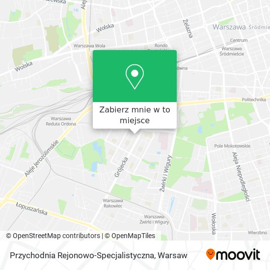 Mapa Przychodnia Rejonowo-Specjalistyczna