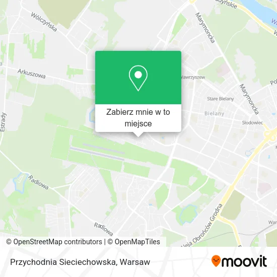 Mapa Przychodnia Sieciechowska