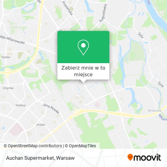 Mapa Auchan Supermarket