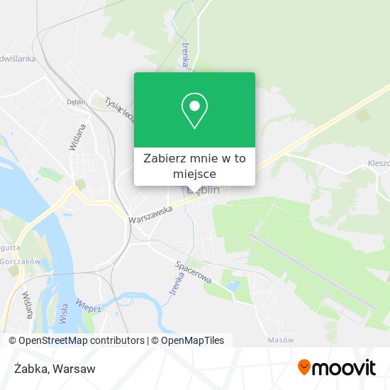 Mapa Żabka