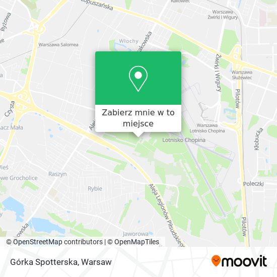 Mapa Górka Spotterska